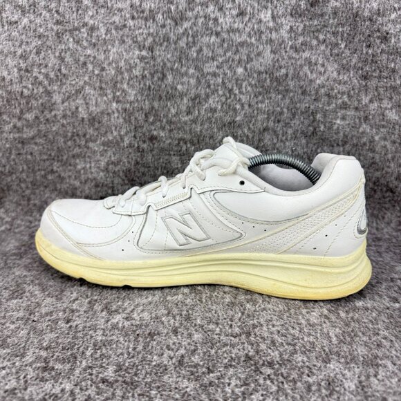 ✅ Womens 11-2A New Balance 577 White Walking Shoes Made USA Leather Upper DSL-2 - Picture 11 of 13